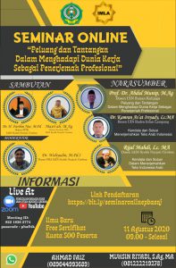 Jurusan Pendidikan Bahasa Arab (PBA) Adakan Seminar Nasional Online