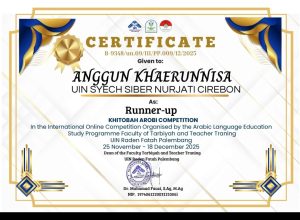 Mahasiswa PBA Raih Runner Up Khithobah ‘Arobi pada International Online Competition