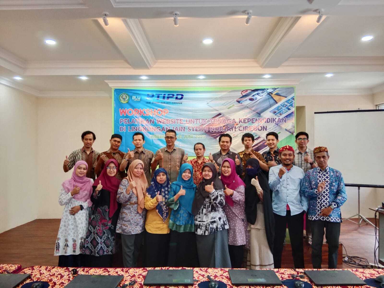 Staf Jurusan PBA Ikuti Workshop Pelatihan Website
