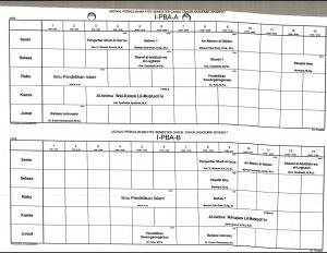 Revisi Jadwal Perkuliahan Jurusan PBA Semester Ganjil Tahun Akademik 2016/2017