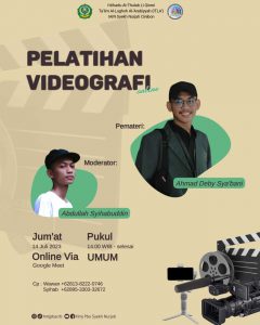 Himpunan Mahasiswa Jurusan Pendidikan Bahasa Arab (HMJ-PBA) Adakan Pelatihan Videografi