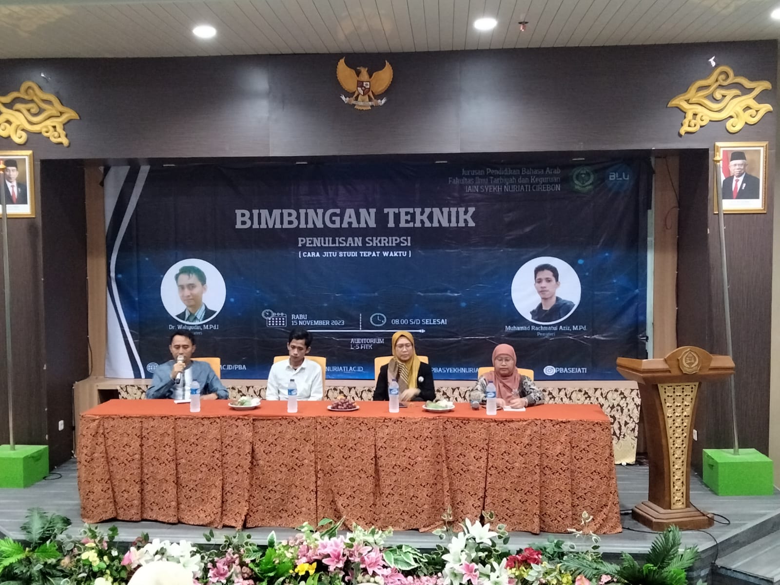 Jurusan PBA IAIN Syekh Nurjati Cirebon Adakan Bimbingan Teknis Penulisan Skripsi