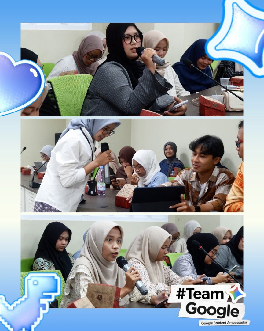 Mahasiswa PBA UIN Siber SSC Jadi Narasumber Workshop AI Google, Dorong Literasi Digital Kampus